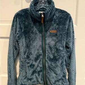 Columbia Plush Fleece Jacket in Teal